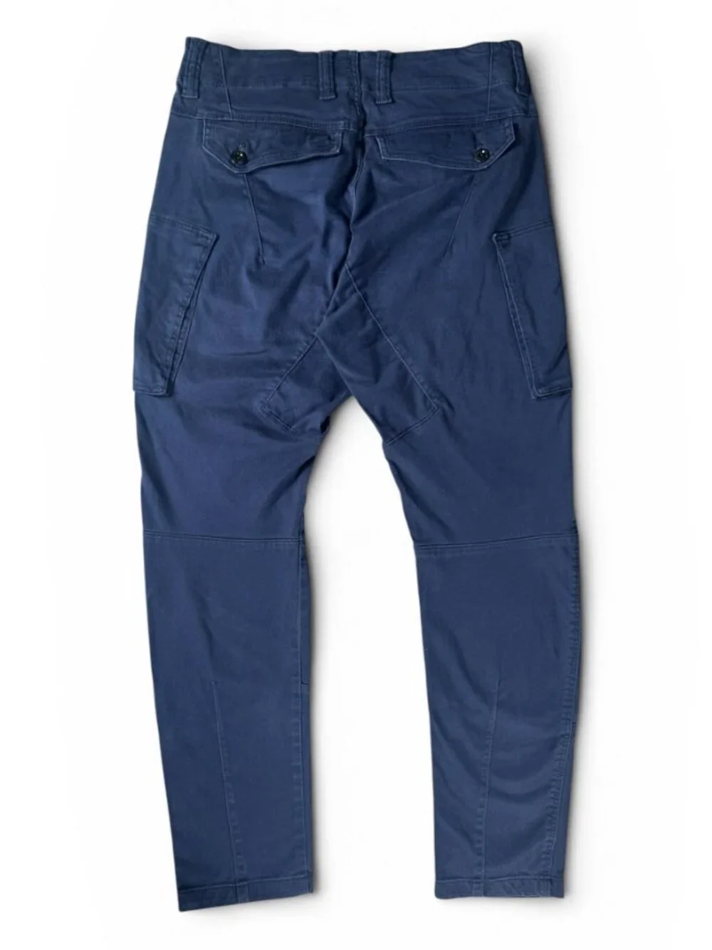 G-Star Raw Zip Pocket 3D Skinny Cargo Pant Navy Mens 32x32 Streetwear Casual